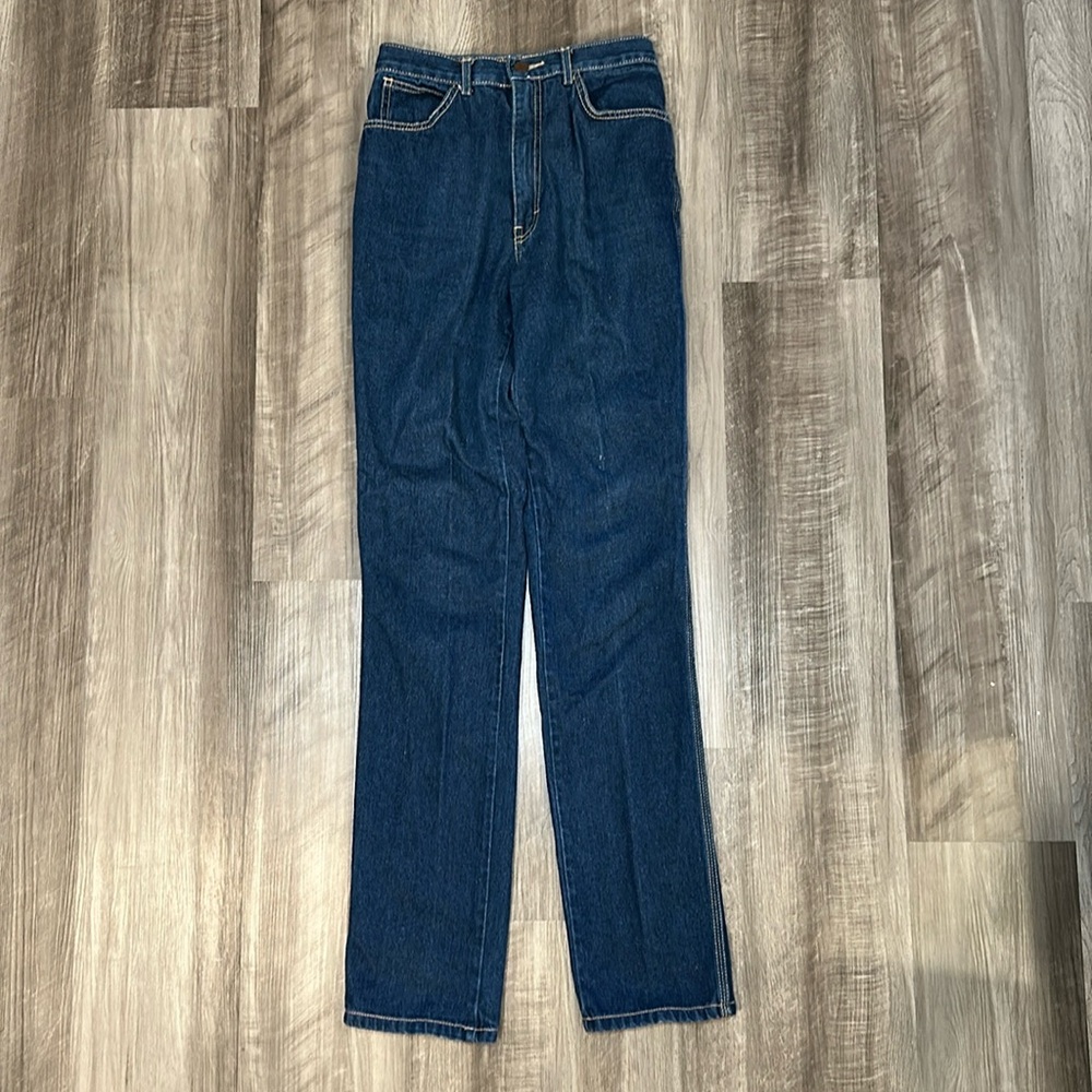 Rigolletto Vintage High Rise Straight Jeans - 8